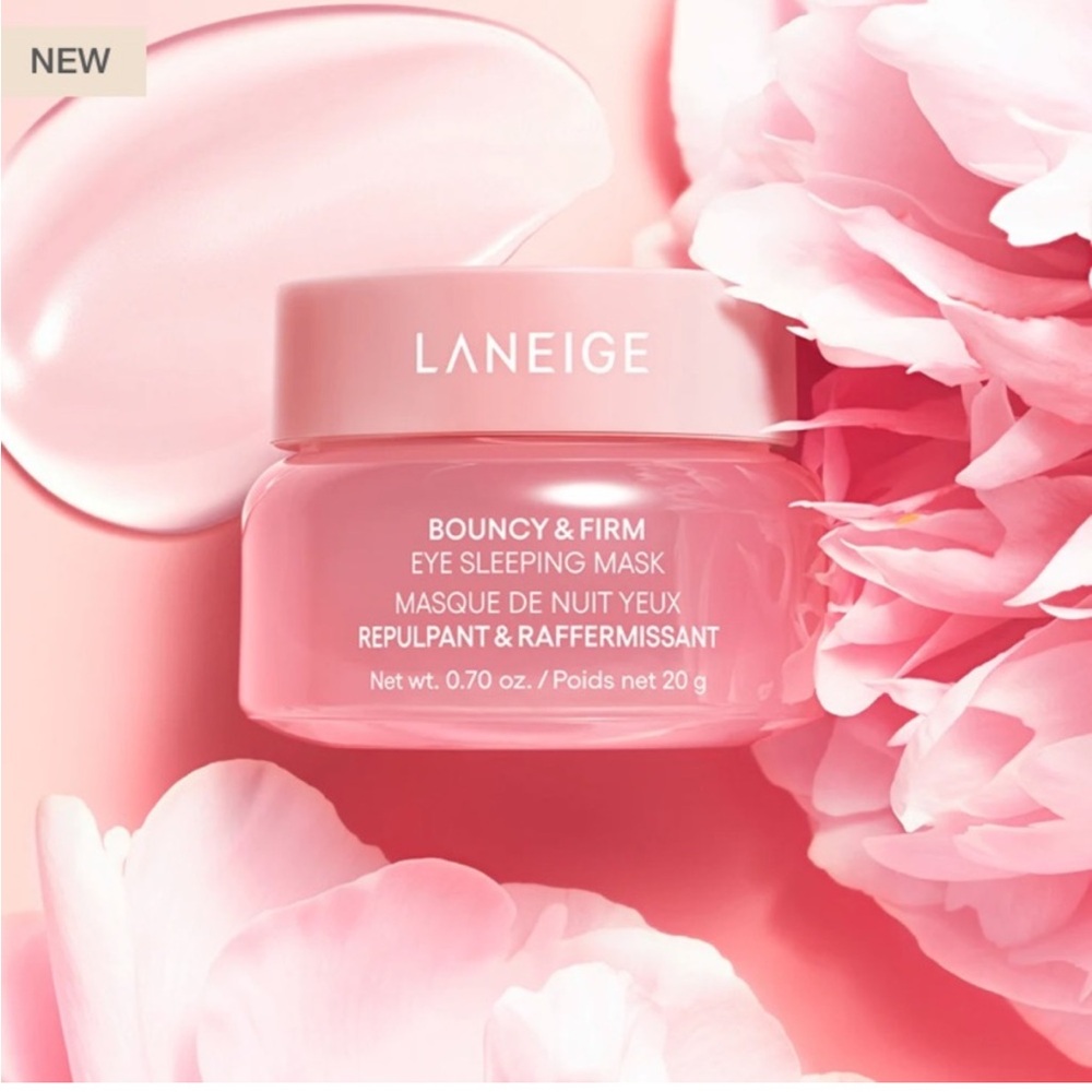 NIB Full Size LANEIGE Bouncy & Firm Eye Sleeping Mask 0.70 oz